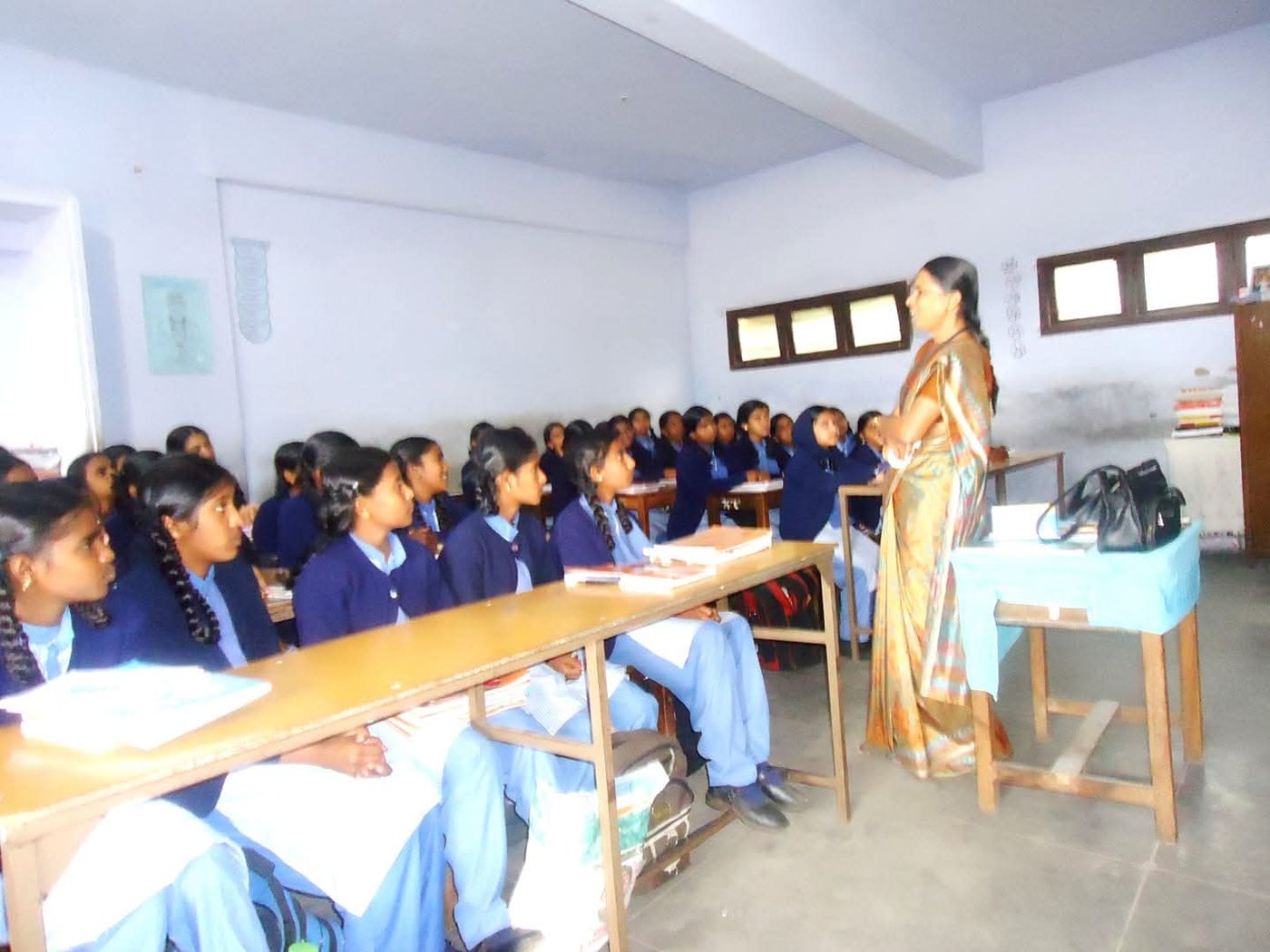 Awareness session at a school